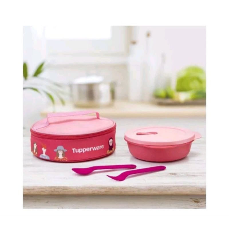 crystalwave lunch set tupperware / kotak makan tupperware