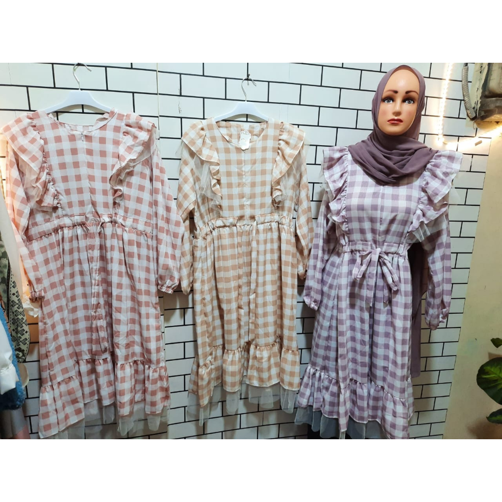 Tunik ruffle /tunik premium