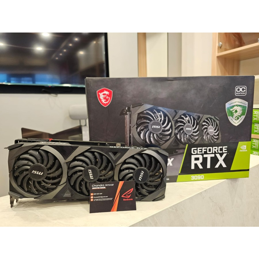 MSI VGA RTX 3090 / RTX3090 VENTUS 3X 24G OC 2ND