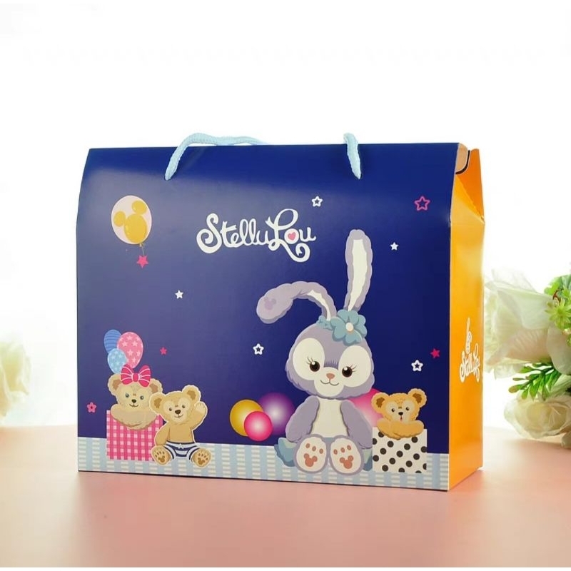 

Goodie bag ulang tahun big size (stella lou/carrot baby/etc) / hampers kotak isi snack/ tas ulang tahun isi souvenir