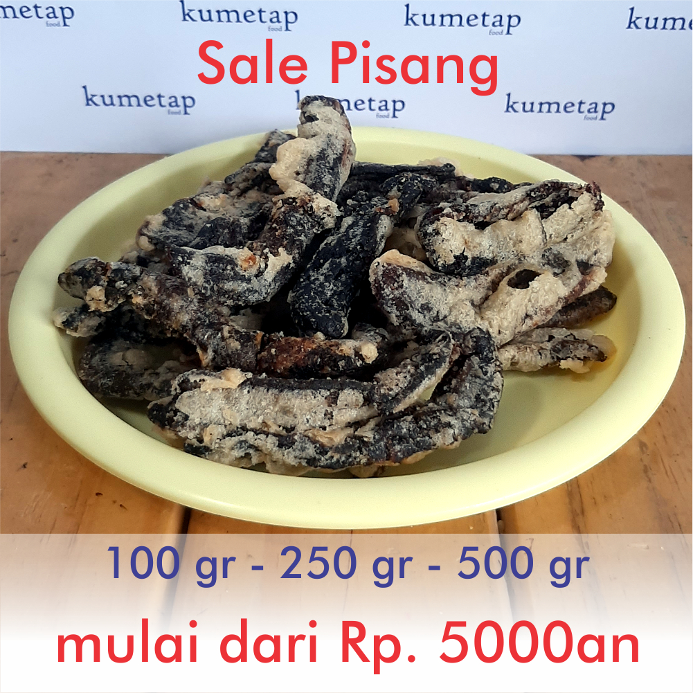 

Sale Pisang Jari | Sale Pisang Manis | KEMASAN 500 gr |