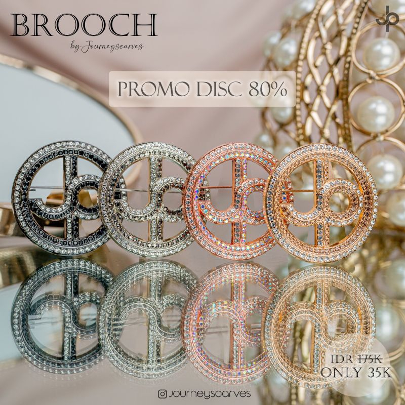 BROOCH BROS ORI JOURNEY PROMO DISKON 80 %