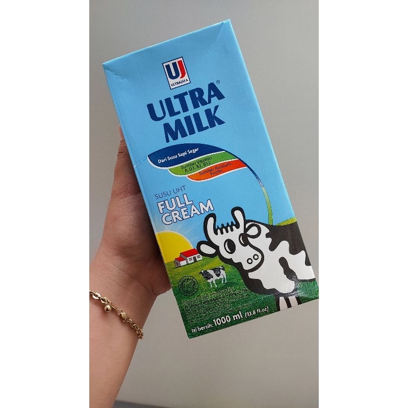 

Susu ULTRA MILK UHT Full Cream 1000ML / 1Liter