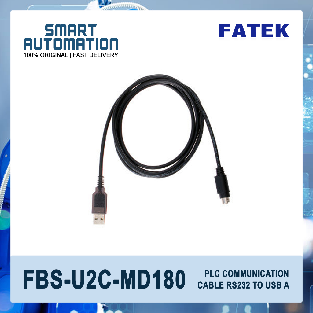 Fatek FBS-U2C-MD180 Programming Cable Aksesoris RS232 to USB A