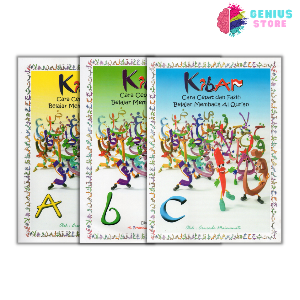 Buku Kibar Kecil ABC Cara Cepat dan Fasih Belajar Membaca Al Quran