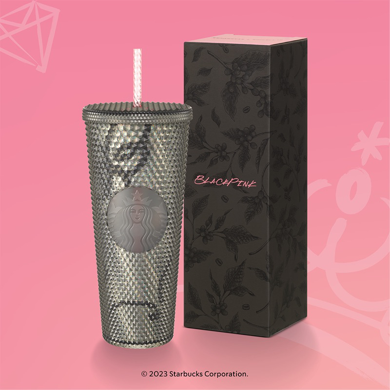 BLACKPINK Starbucks Bling Cold Cup 24oz Black