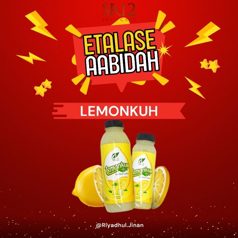 Lemon Diet Lemonkuh SR12 Sari Buah Lemon Penurun Berat Badan Tinggi Vitamin C
