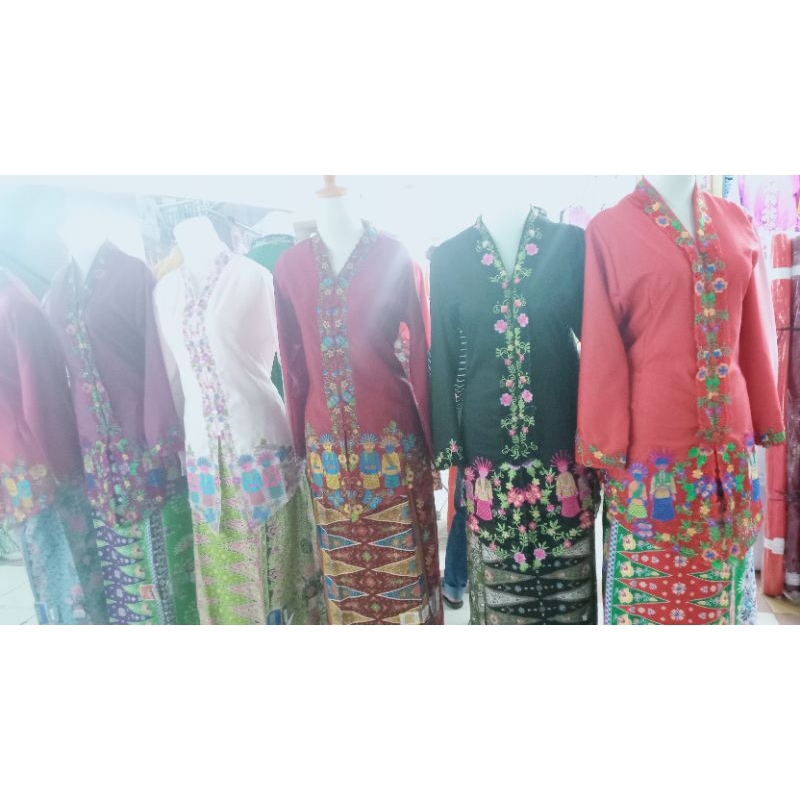 NEW KEBAYA ENCIM BETAWI//KEBAYA MOTIF ONDEL-ONDEL//KEBAYA JAKARTA