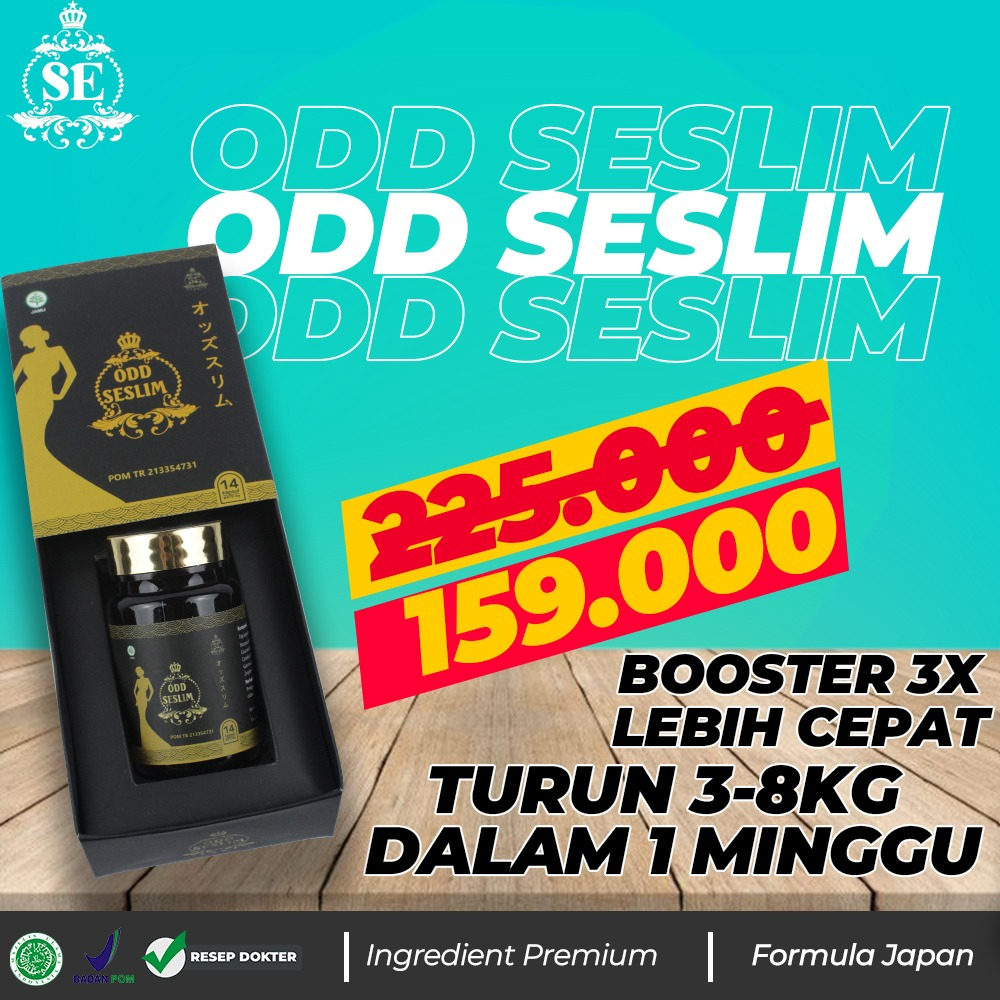 obat diet dokter / ODD Seslim / pelangsing / sudah BPOM / pengurus badan