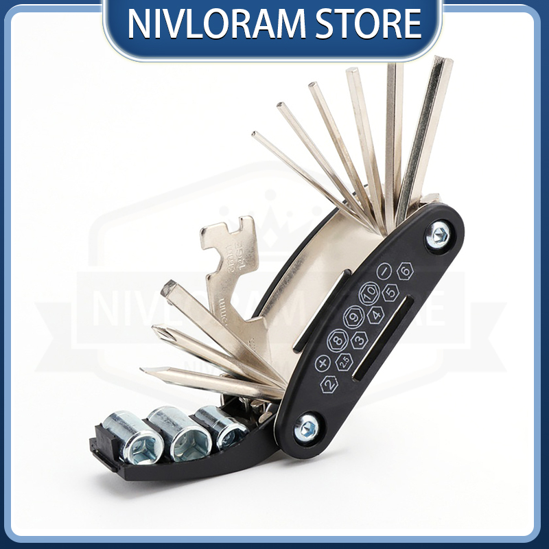 Kunci L Set Lipat / Obeng Set Lipat / Kunci Lipat MultiFungsi / Kunci L Serba Guna