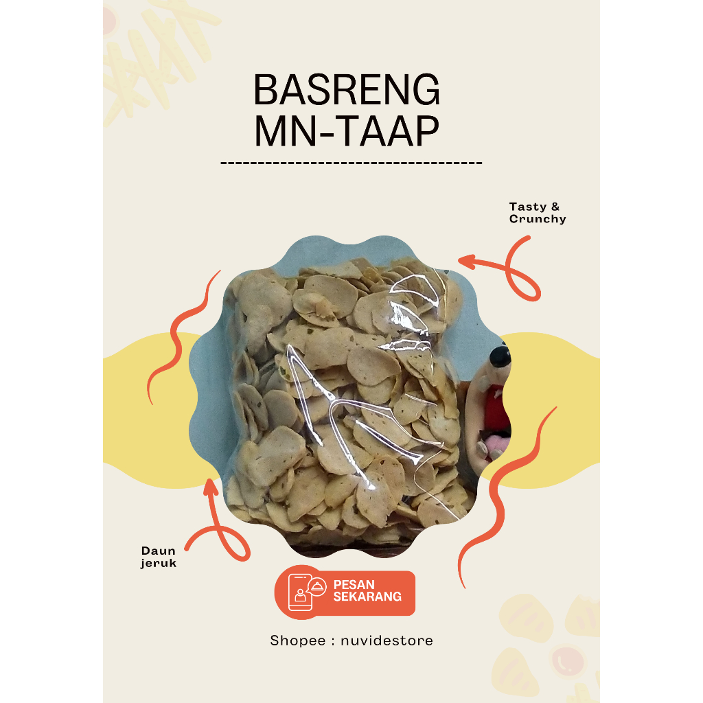 

Basreng Original Daun jeruk 1Kg