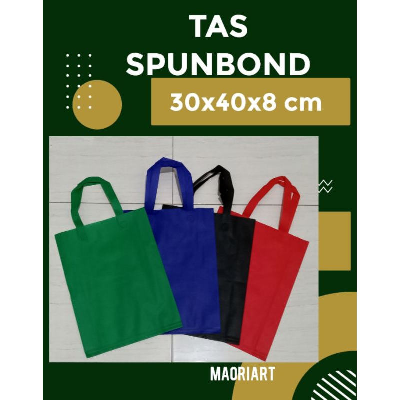 

Tas Spunbond/ Tas Hajatan/ Goodie Bag 30x40x8 cm