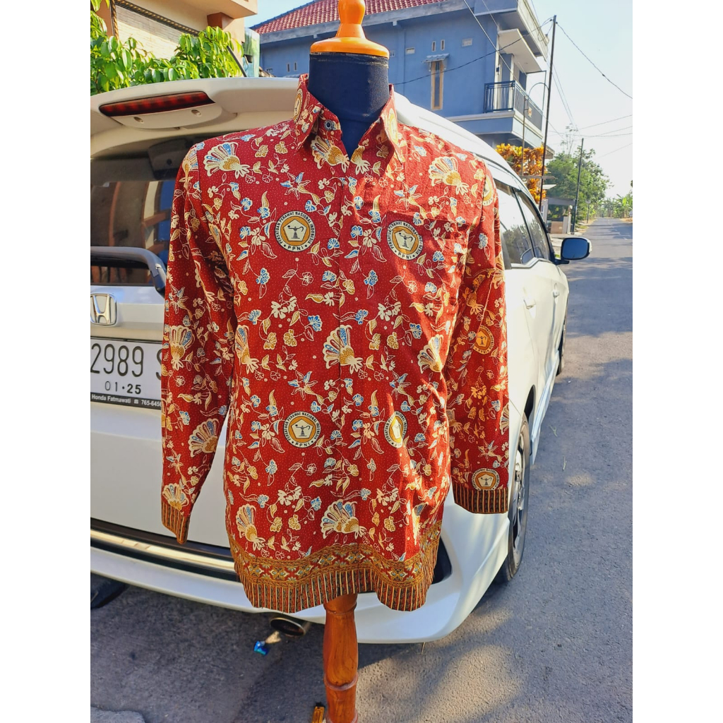 BATIK PPNI PERAWAT PRIA / SERAGAM PPNI PERAWAT PRIA/ BATIK PPNI PERAWAT PRIA LENGAN PANJANG (Lubna C
