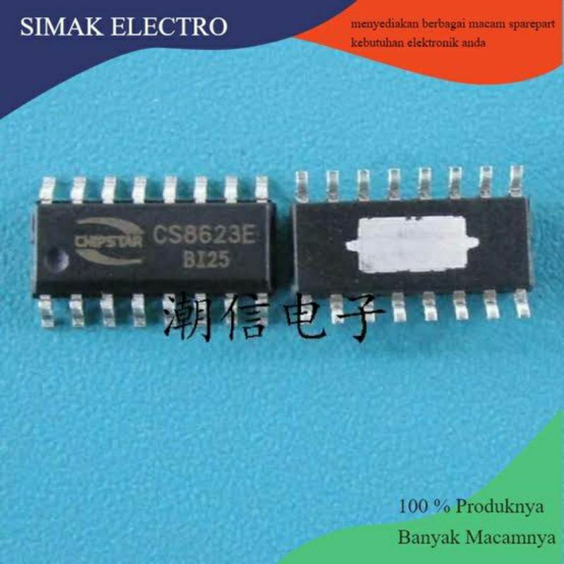 CS8623E CS8623 8623E ChipStar IC Audio Amp Sop-16 Class D Mono 25W SMD