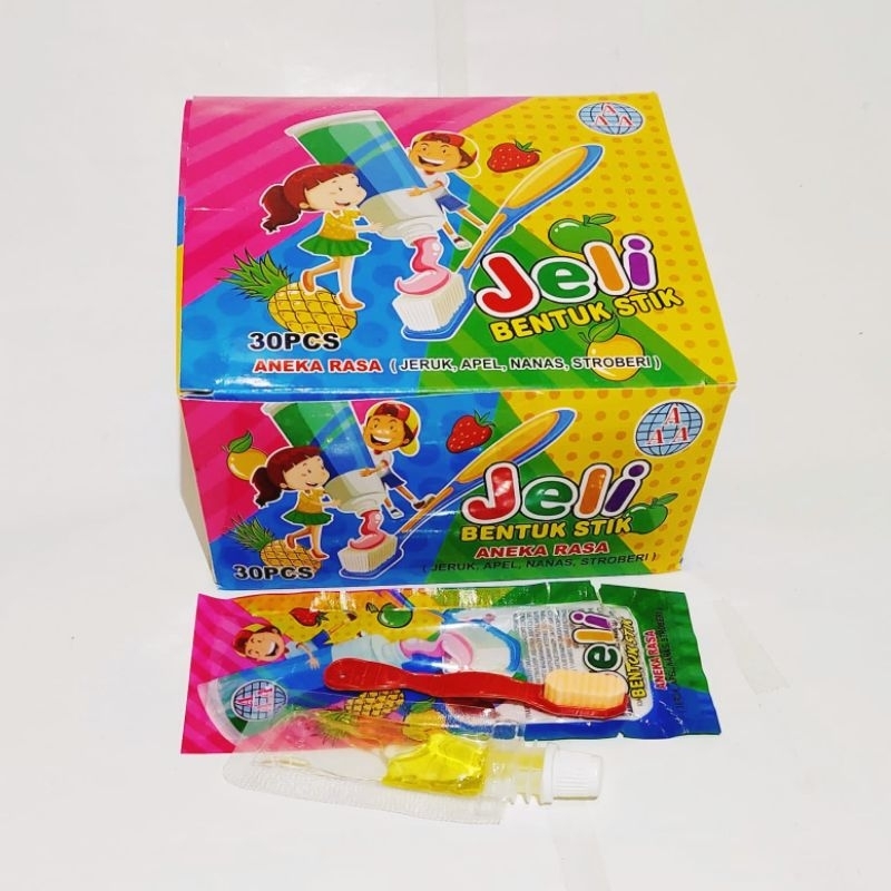 

Permen Bentuk Sikat Gigi Odol Box Isi 30 Pcs | Tooth Brush Candy