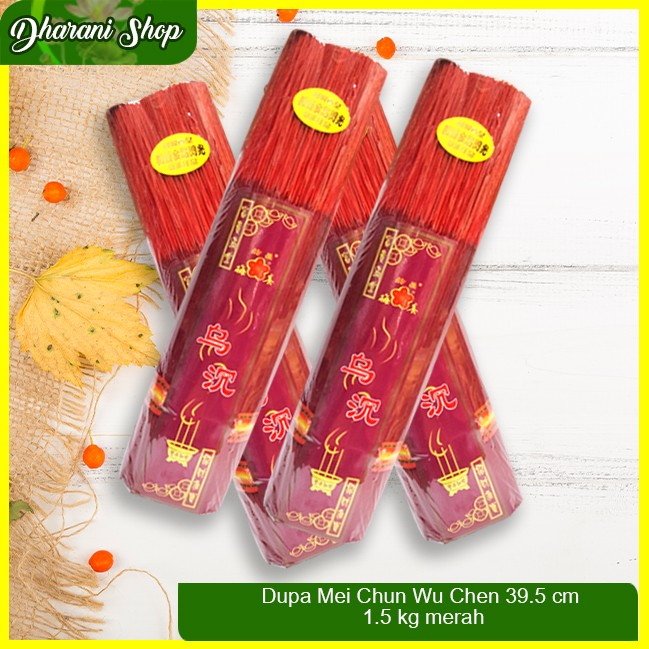 Dupa/hio Wangi Harum Mei Chun Wu Chen 39.5 cm 1.5 kg merah
