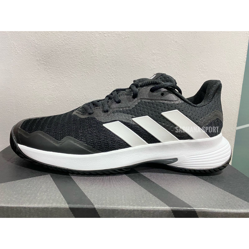 Sepatu Tenis Adidas Courtjam Control M Hitam Putih