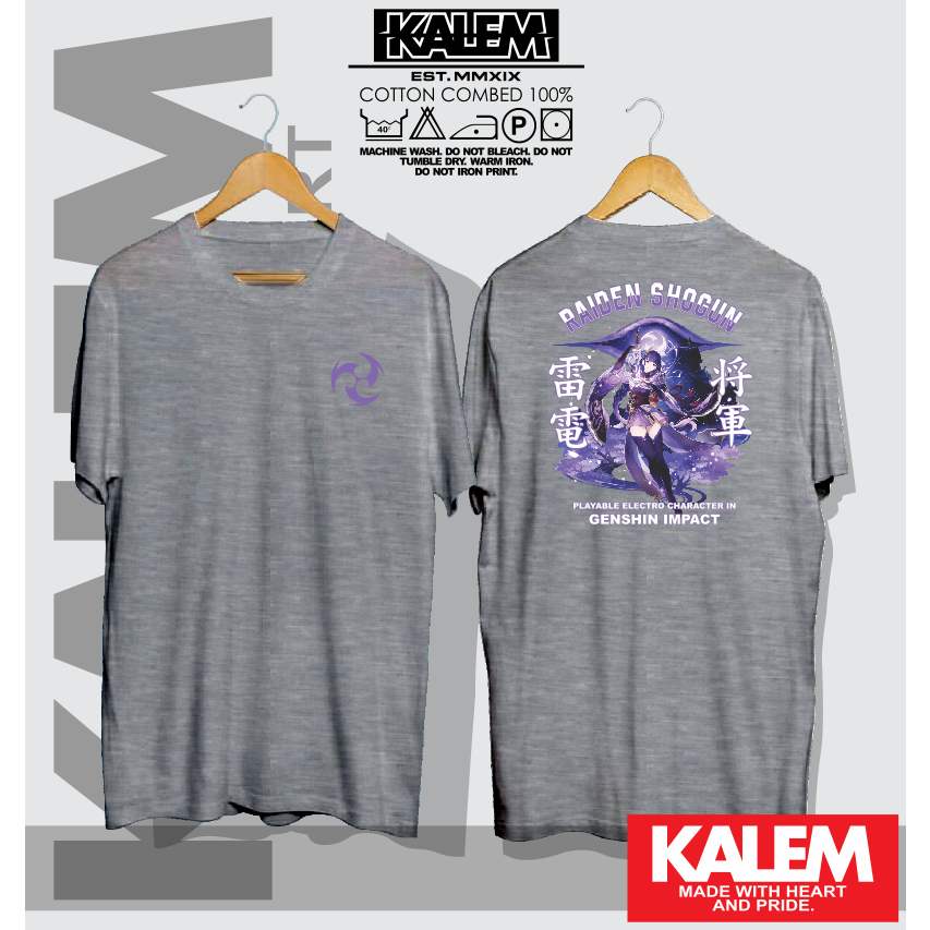 KAOS BAJU RAIDEN SHOGUN KAOS KARAKTER GAME - KALEMCLOTHING