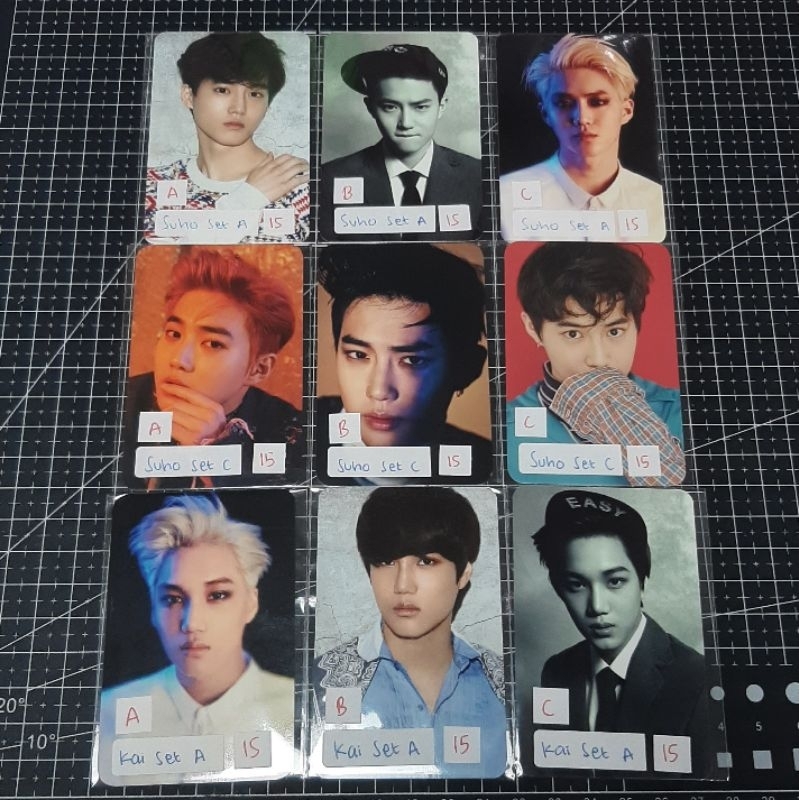 PC PHOTOCARD REPACKAGE PC SET MD EXO SUHO KAI