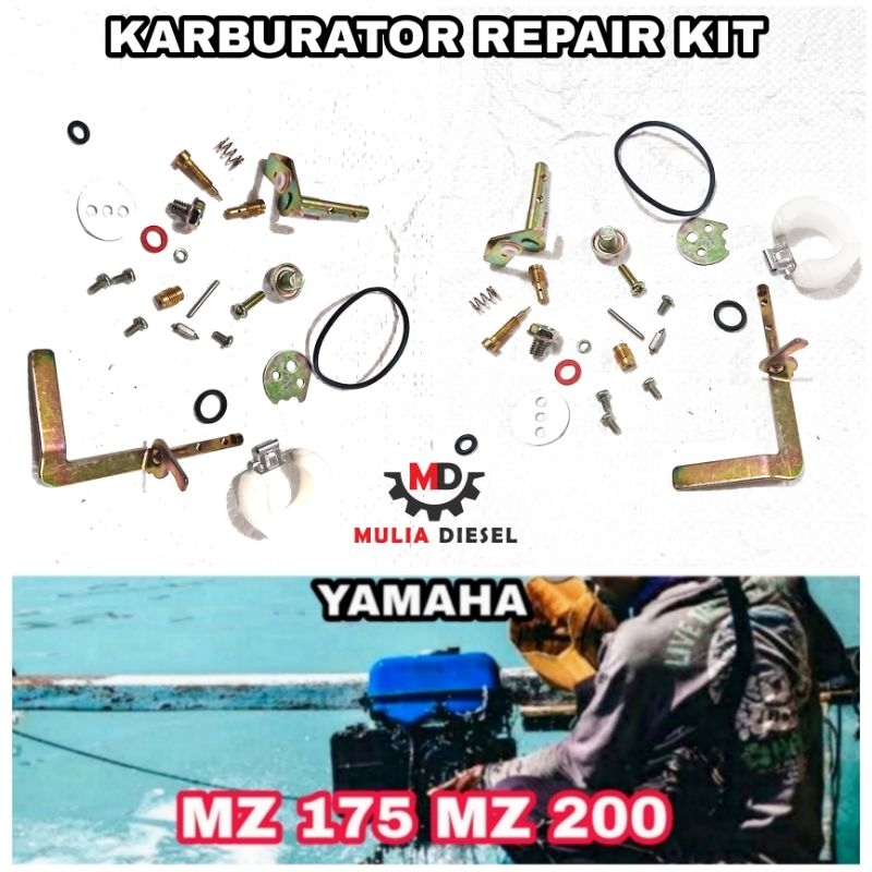Karburator Repair Kit Isi Carburator Mesin Penggerak YAMAHA MZ175 MZ200 MZ 175 200 EC 2600