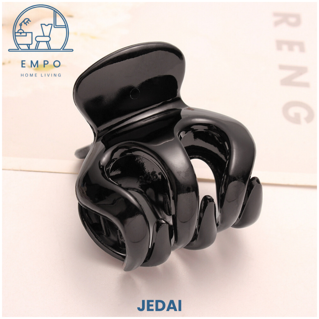 EMPO - Jedai Jepit Rambut Original 3 Cakar 5CM Polos / Jedai Hercules Premium Bahan Tebal / Jedai Je