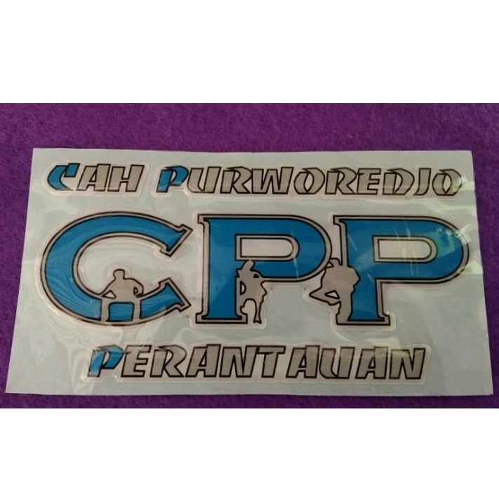 

Stiker CPP timbul Stiker Perantau Purworedjo size 10cm x 5cm elegan/lebih awet/sangat rekat