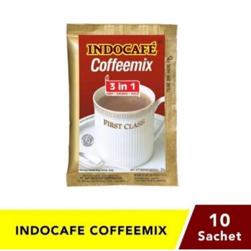 

Indocafe Coffemix kemasan 1 Rencengan isi 10pcs