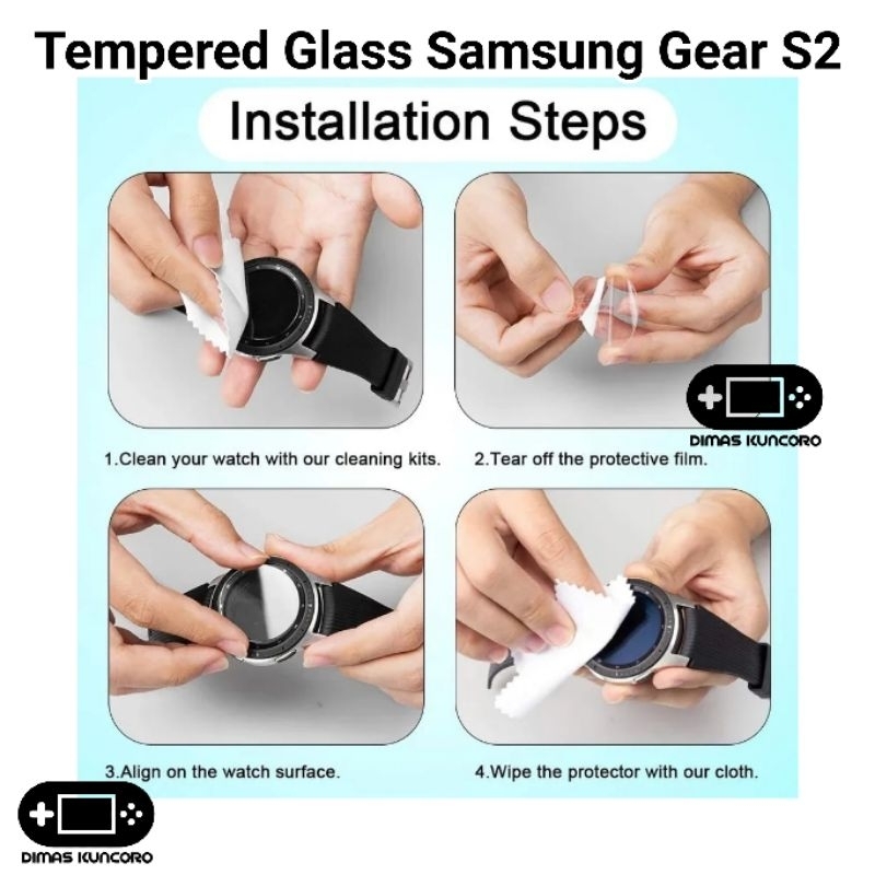 Zivana Toys Tempered Glass Samsung Gear S2 Anti Gores Screen Guard Classic Sport Lcd Watch