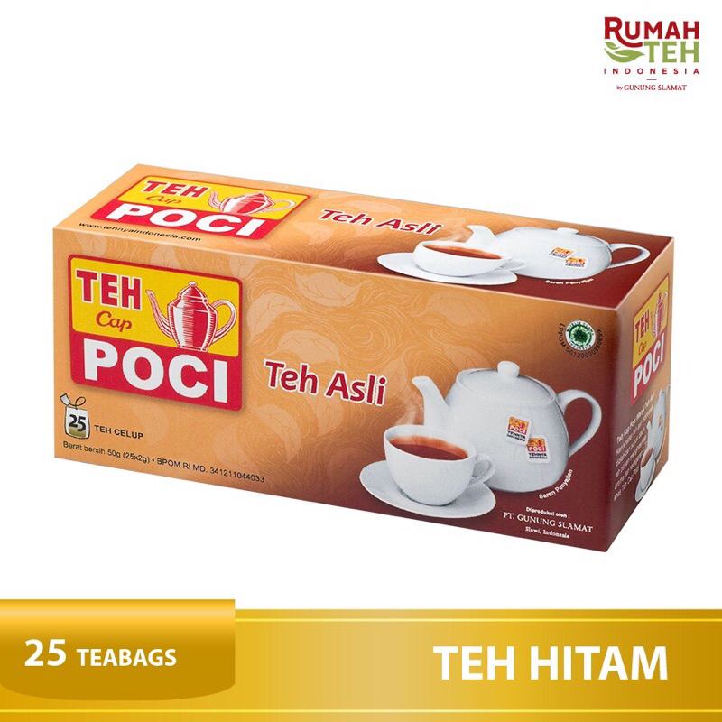 

Teh Celup Cap Poci Wangi Teh Asli 25 Bags - Teh Poci - Tea Bag