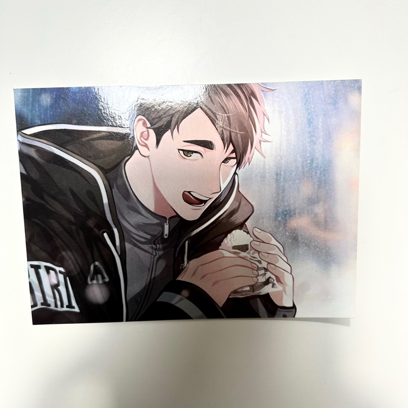 HAIKYUU haikyu anime photocard POSTCARD FANART miya atsumu & miya osamu
