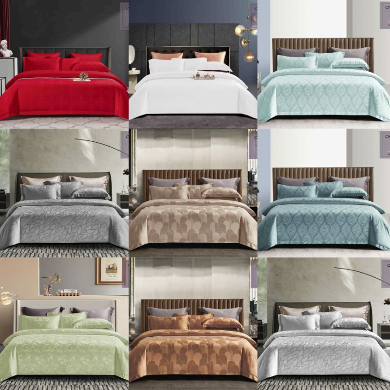 Bedcover Set Sprei King Koil Jacquard Tncls Sutra - Custom Size