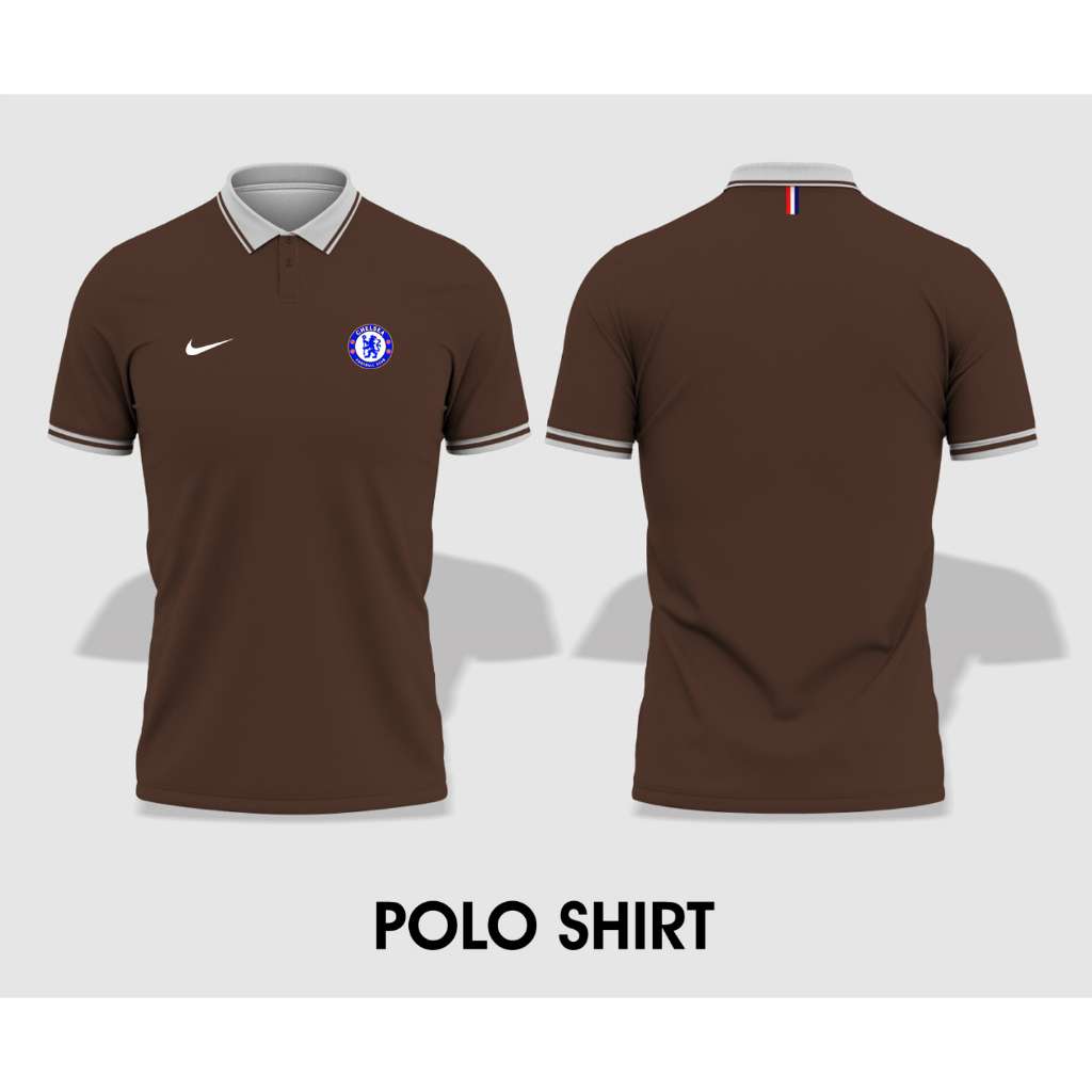 Baju Kaos Polo Berkerah Kerah Krah Pria Cowok Dewasa Chelsea Lengan Pendek Keren Murah Terbaru Origi