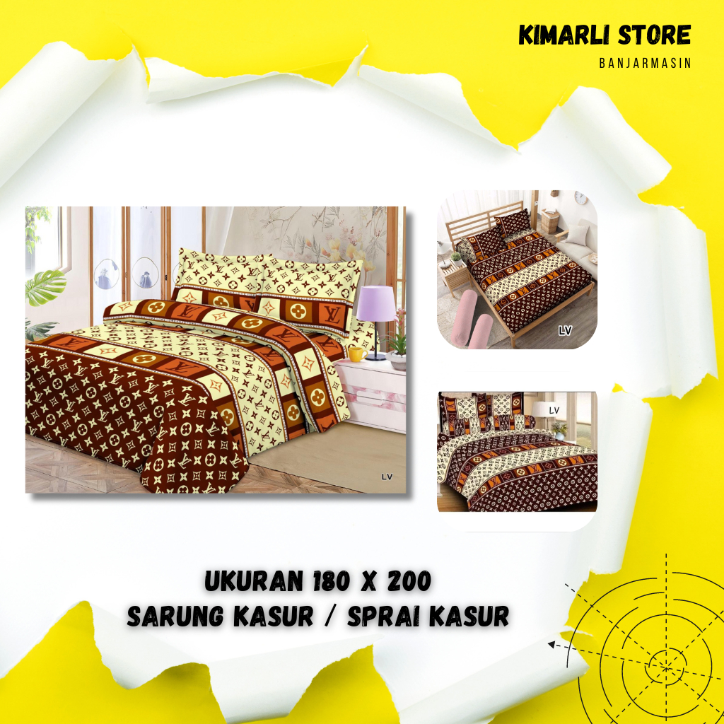 KS073 // Sarung Kasur / tilam / Tempat tidur / Sprai Kasur By. Kimarli