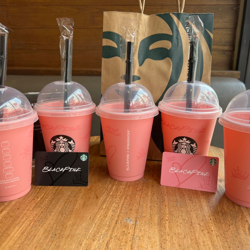 starbucks reusable cup blackpink original