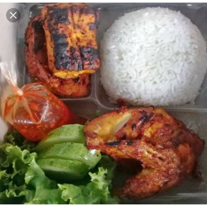 

Paket nasi ayam bakar (minimal order 10pax)
