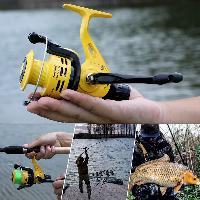 Promo Sougayilang Reel Pancing 2000-7000 Max 12Kg 12Bb Carp Reel Spinning Rill Rell