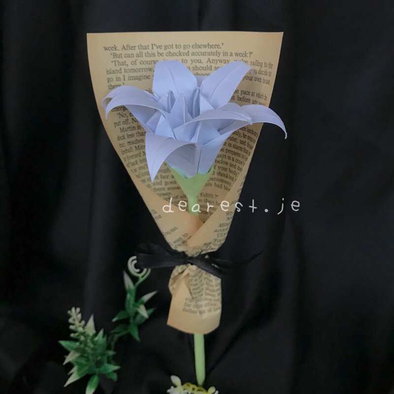 

BUKET BUNGA ORIGAMI //SINGLE LILY//