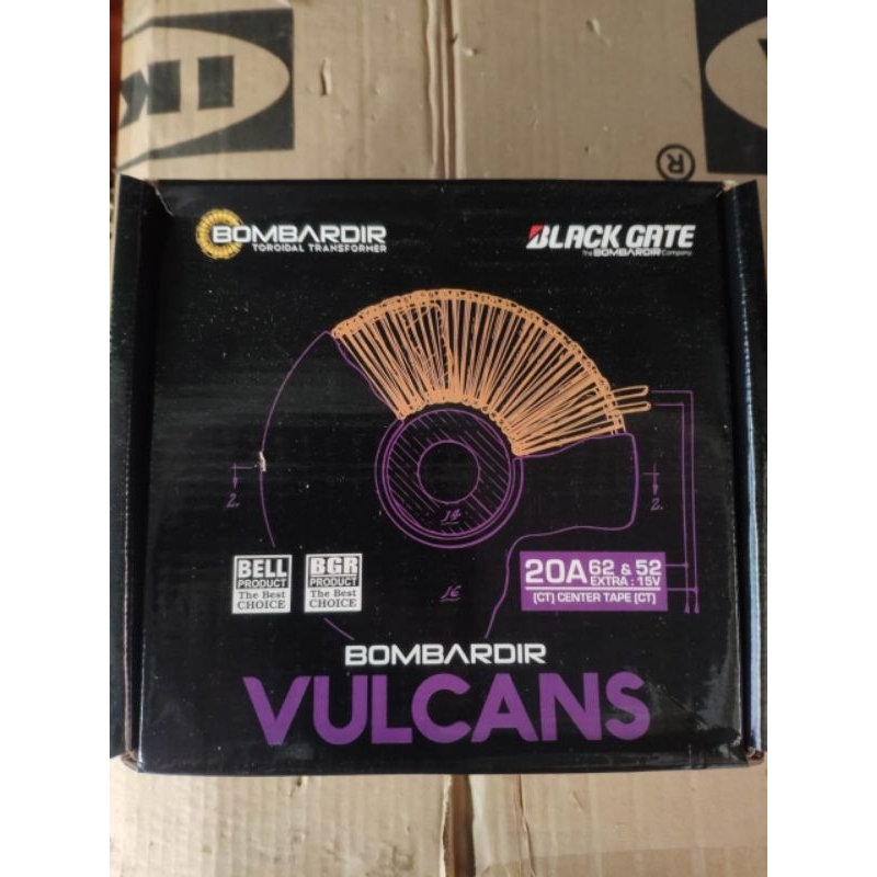 TRAFO DONAT 20A 62V CT VULCAN BOMBARDIR TRAVO TOROID VULCANS