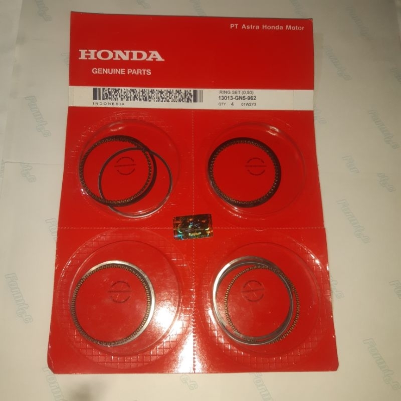 13013 gn5 962 original AHM Astra Honda motor ring per pir seher seker piston original ahm Honda astr