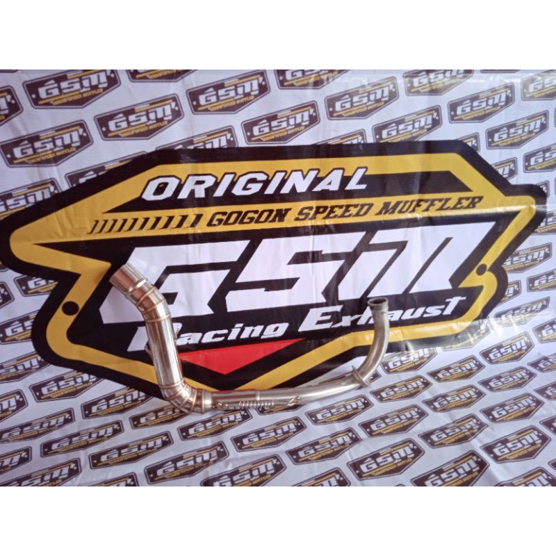 leher / pipa knalpot inlet 38 buat motor xraider. mio j