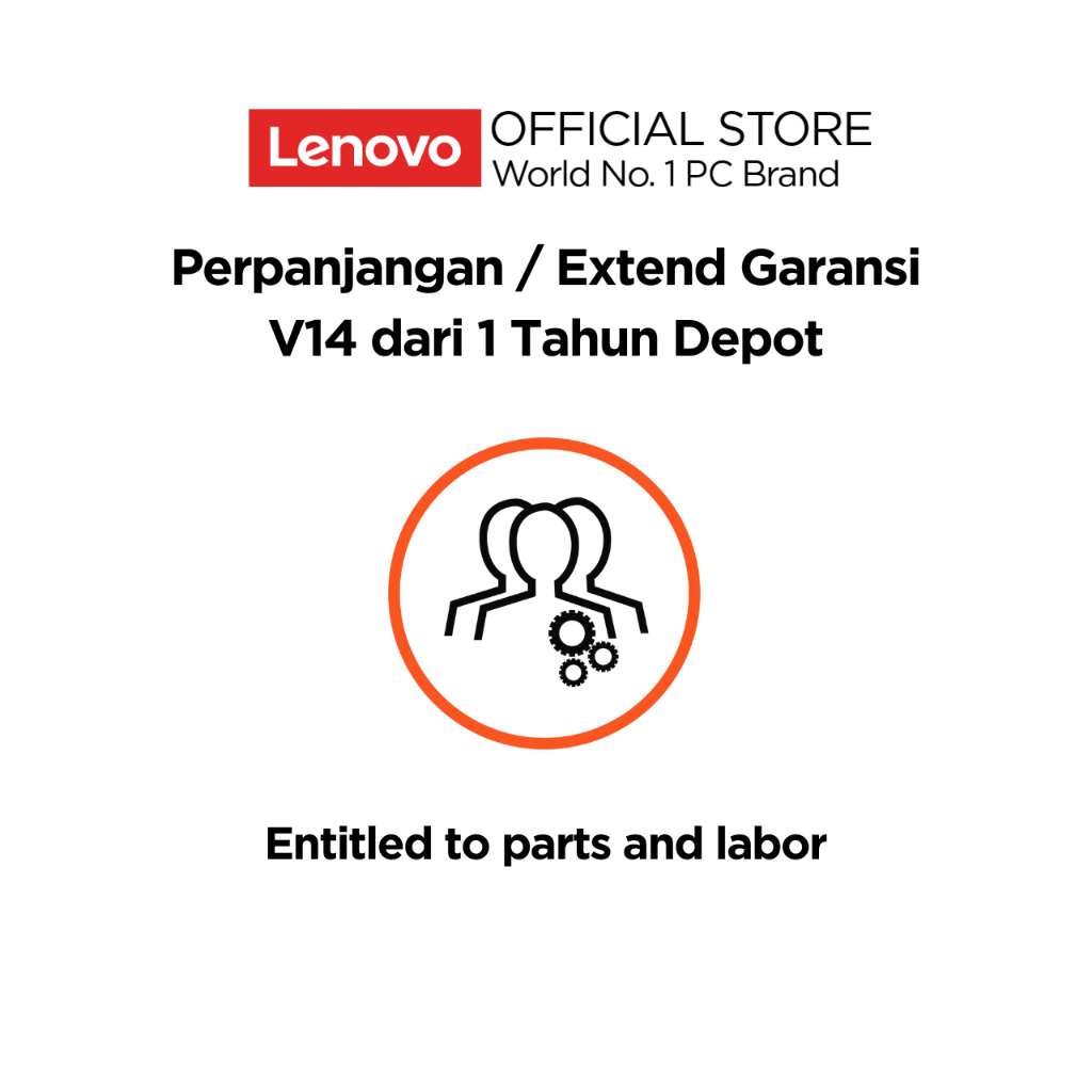 Lenovo V Series (V14 V15 V17) Extended Warranty Depot / Carry-in & Add-on ADP dari 1Tahun hingga max