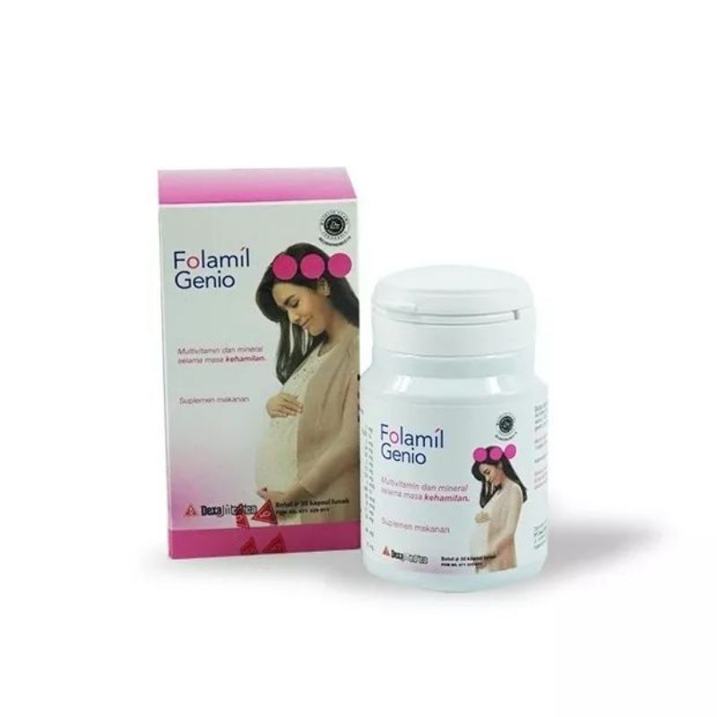 Folamil genio / multivitamin ibu hamil / Suplemen ibu hamil / vitamin DHA ;899438812764