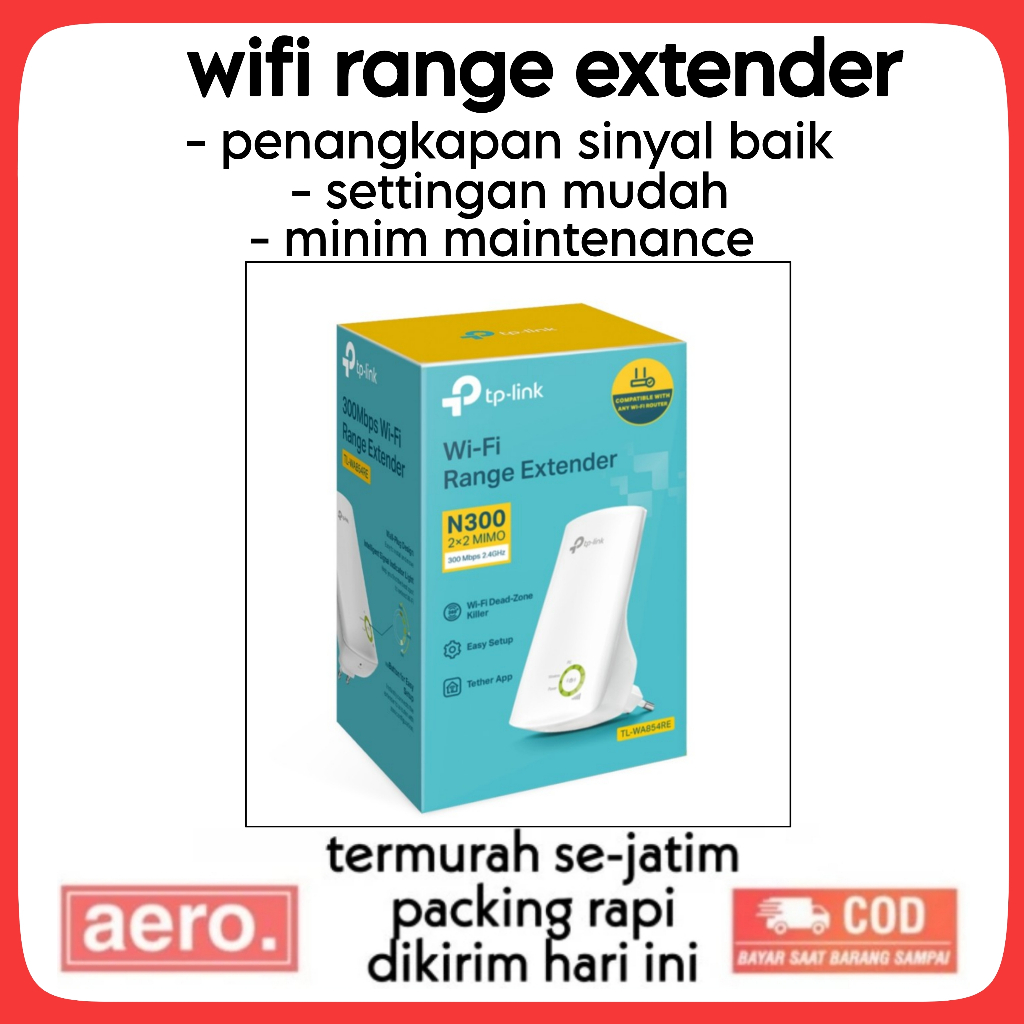 wifi extender tp-link wa854re pemancar ulang sinyal wifi