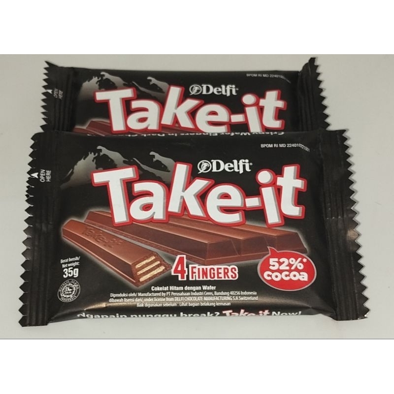 

Delfi Take-it 4 Fingers Dark Choco
