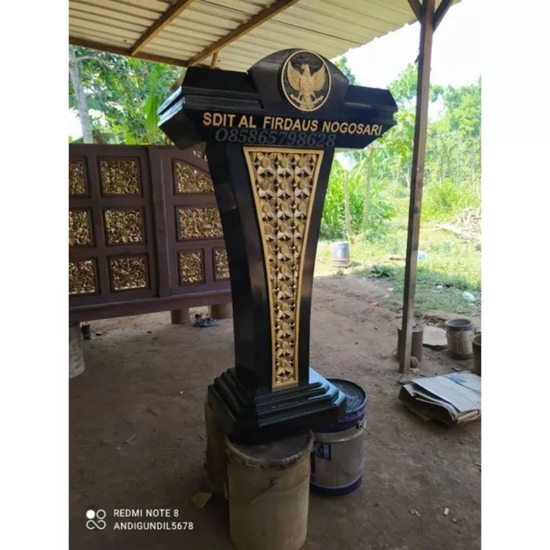 mimbar podium presiden jokowi FREE REQUEST LOGO&NAMA podium pidato presiden mimbar