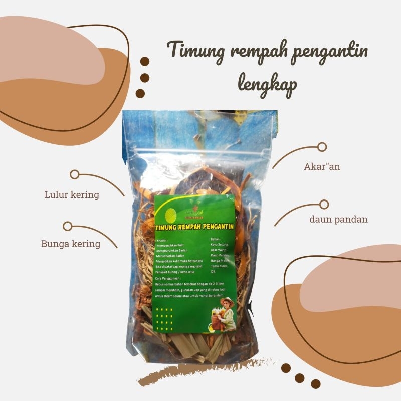 Timung rempah pengantin sauna spa tradisional