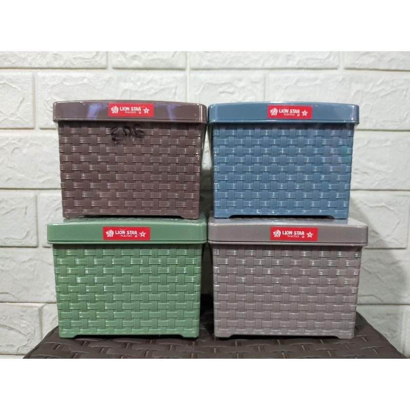 Kotak Tisu Plastik Rotan / Kotak Tisu Lion Star TR-11 / Kotak Tissue Plastik / Kotak Tissue Lion Sta