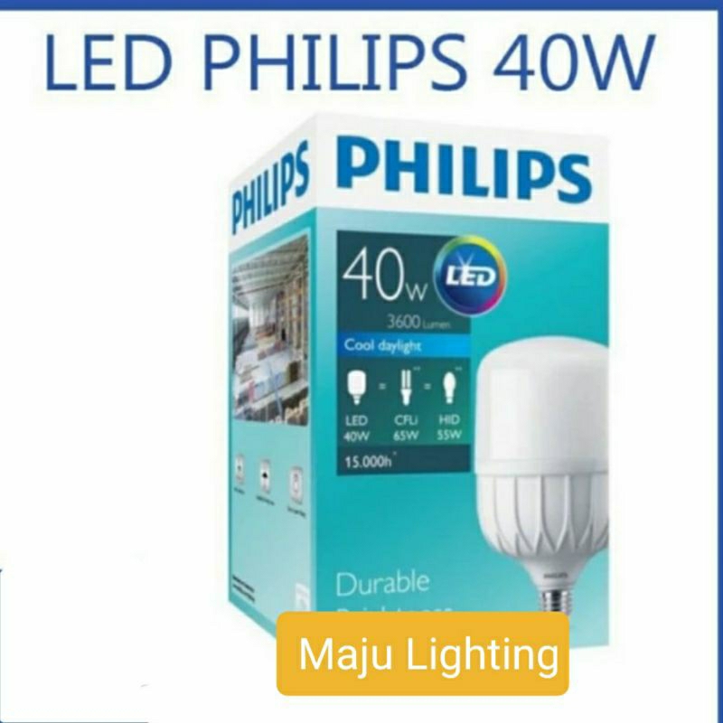 Lampu Led Philips 40w 40 watt jumbo