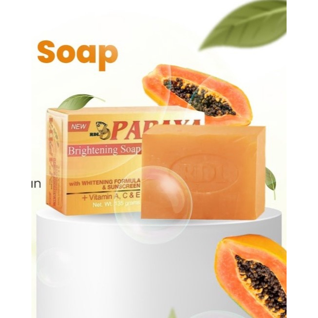 ORIGINAL RDL Papaya Soap / Sabun Papaya / Brightening Soap
