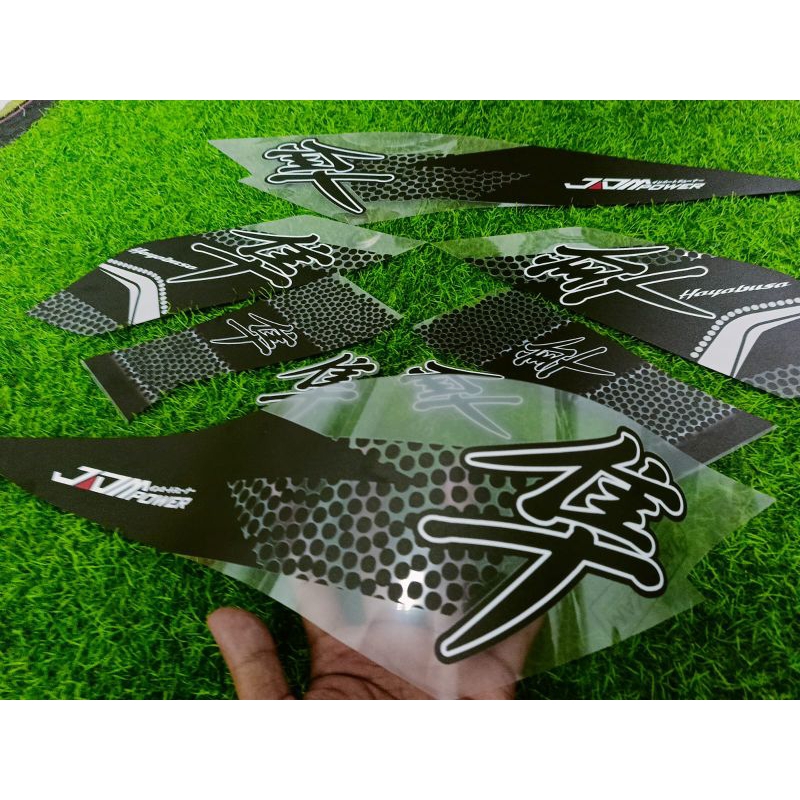 STIKER STRIPING TRANSPARAN BEAT DELUXE HAYABUSA STRIPING HAYABUSA CUSTOME